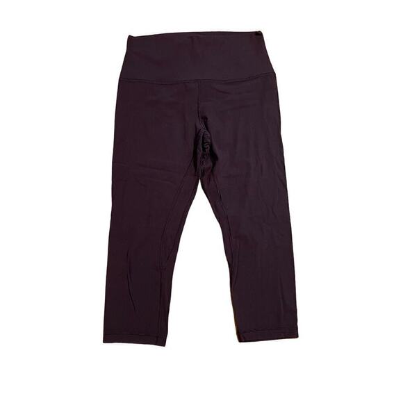 lululemon athletica Pants - Lululemon dark purple leggings size 10 stretch athletic active running yoga